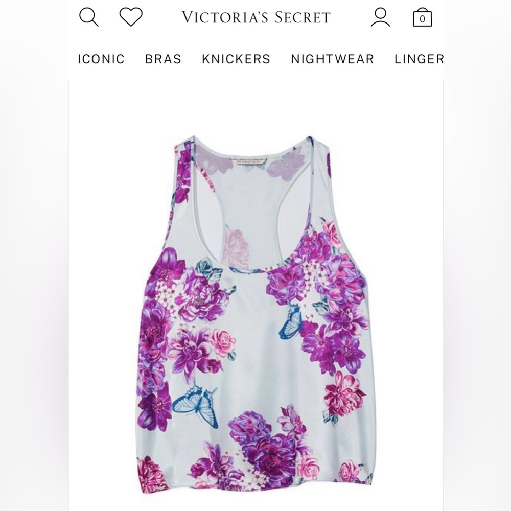 Victorias secret, Satin Racerback Pyjama Top